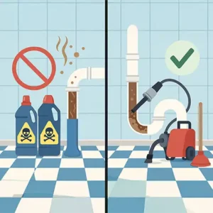 Lire la suite à propos de l’article Efficacité des produits chimiques pour déboucher une canalisation